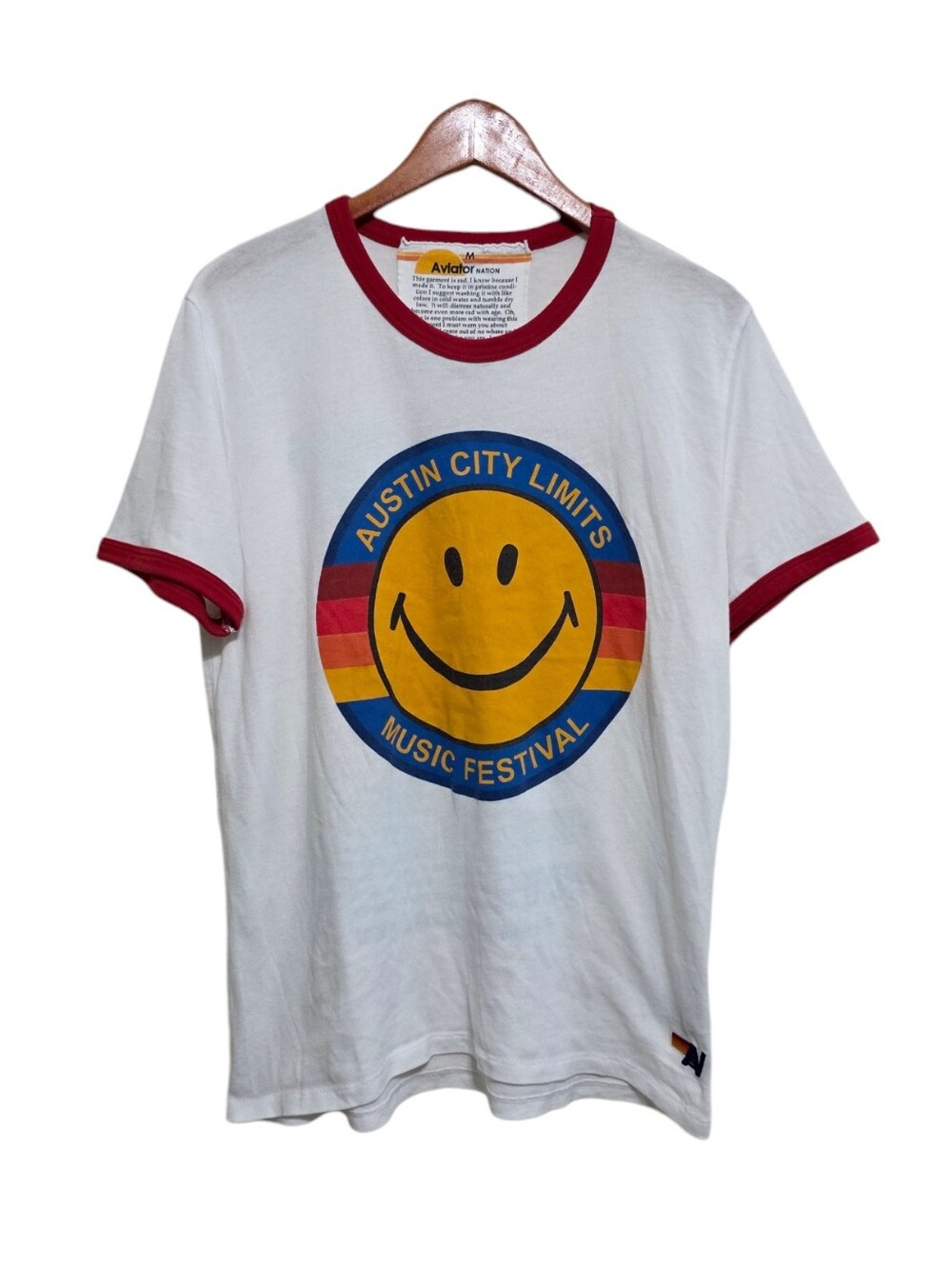 Aviator Nation ACL 2021 Tee in White Size Medium